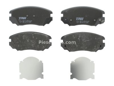 Set plăcuțe frână TRW, față, pentru: BUICK LA CROSSE; CHEVROLET CAMARO, EQUINOX, MALIBU; OPEL INSIGNIA A, INSIGNIA A COUNTRY; SAAB 9-5 1.4-3.6 07.08-