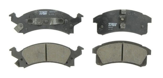 Set plăcuțe frână TRW, față, pentru: BUICK SKYLARK; CHEVROLET BERETTA, CAVALIER, CORSICA; PONTIAC GRAND AM, SUNFIRE 2.0-3.3 02.87-10.02