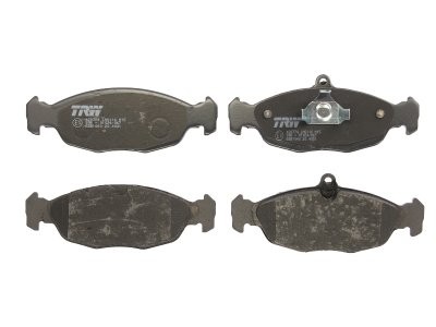 Set plăcuțe frână TRW, față, pentru: CHEVROLET CORSA, LANOS, TIGRA; DAEWOO LANOS, NEXIA; FSO LANOS; OPEL ASTRA F, ASTRA F CLASSIC, ASTRA F/KOMBI, COMBO/MINIVAN, CORSA A 1.0-1.8 09.82-