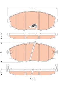 Set plăcuțe frână TRW, față, pentru: CHEVROLET EPICA 2.0/2.0D/2.5 06.06-12.11