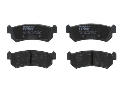 Set plăcuțe frână TRW, spate, pentru: CHEVROLET AVEO / KALOS, LACETTI, NUBIRA, REZZO; DAEWOO LACETTI, NUBIRA, TACUMA / REZZO 1.4-2.0D 09.00-