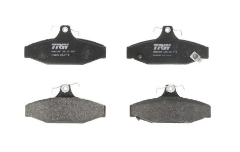 Set plăcuțe frână TRW, spate, pentru: CHEVROLET CAMARO, CORVETTE; MITSUBISHI GALANT IV, GALANT V; PONTIAC FIREBIRD 1.6-5.7 09.80-12.02