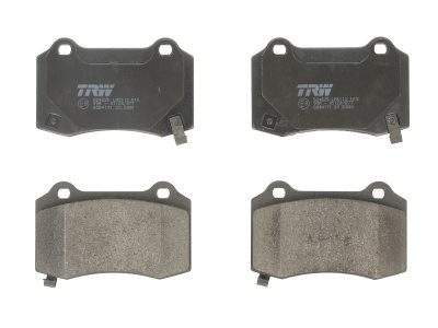 Set plăcuțe frână TRW, spate, pentru: CHEVROLET CAMARO; CHRYSLER 300C; DODGE CHALLENGER, CHARGER; HYUNDAI GENESIS; JEEP GRAND CHEROKEE, GRAND CHEROKEE II, GRAND CHEROKEE III 2.0-Electric 04.99-