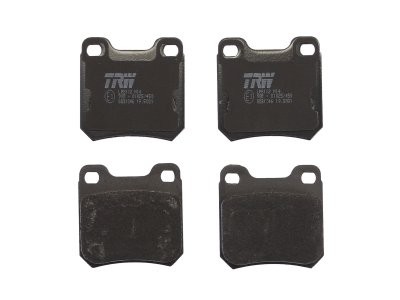 Set plăcuțe frână TRW, spate, pentru: OPEL KADETT E, OMEGA A, OMEGA B, SENATOR B, VECTRA B; SAAB 900 II, 9-3, 9-5 1.6-3.6 09.84-12.09