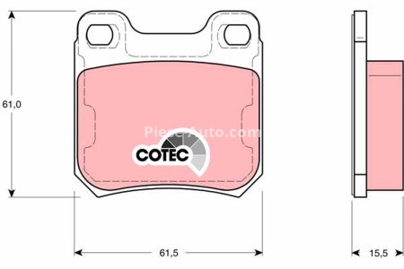 Set plăcuțe frână TRW, spate, pentru: OPEL KADETT E, OMEGA A, OMEGA B, SENATOR B, VECTRA B; SAAB 900 II, 9-3, 9-5 1.6-3.6 09.84-12.09