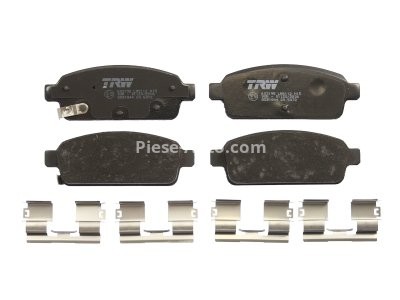 Set plăcuțe frână TRW, spate, (cu suplimente), pentru: CHEVROLET AVEO, CRUZE, ORLANDO, TRAX, VOLT; OPEL AMPERA, ASTRA J, ASTRA J GTC, CASCADA, MOKKA / MOKKA X, ZAFIRA C 1.3D-2.0D 05.09-
