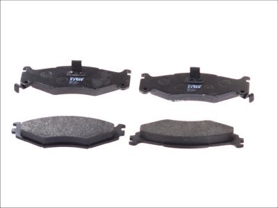 Set plăcuțe frână TRW, față, pentru: CHRYSLER DAYTONA, LE BARON, SARATOGA, VOYAGER I, VOYAGER II; PLYMOUTH VOYAGER 2.2-3.3 09.86-12.96
