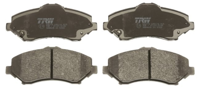 Set plăcuțe frână TRW, față, pentru: CHRYSLER GRAND VOYAGER V, TOWN & COUNTRY, VOYAGER V; DODGE GRAND, JOURNEY, NITRO; FIAT FREEMONT; JEEP CHEROKEE, COMPASS, WRANGLER III 2.0D-4.0 08.03- 3