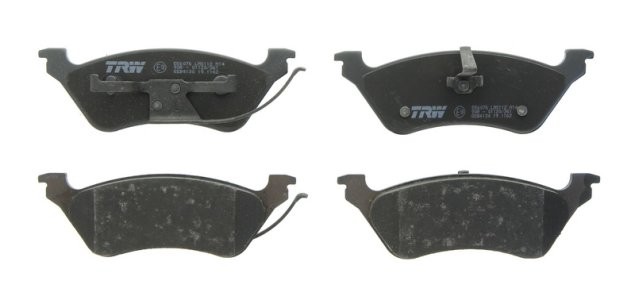 Set plăcuțe frână TRW, spate, pentru: CHRYSLER RAM, VOYAGER IV; DODGE CARAVAN; JEEP CHEROKEE 2.4-3.8 02.00-07.09