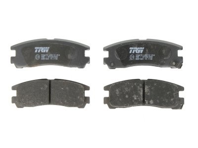 Set plăcuțe frână TRW, spate, pentru: CHRYSLER SEBRING; MITSUBISHI 3000 GT, ECLIPSE I, ECLIPSE II, ECLIPSE III, ECLIPSE IV, GALANT IX, GALANT VII, GALANT VIII, MAGNA 1.8-3.8 06.87-