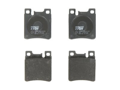 Set plăcuțe frână TRW, spate, pentru: MERCEDES C (CL203), C T-MODEL (S202), C T-MODEL (S203), C (W202), C (W203), CLK (A208), CLK (A209), CLK (C208), CLK (C209), E (A124) 2.0-7.3 02.91-02.11