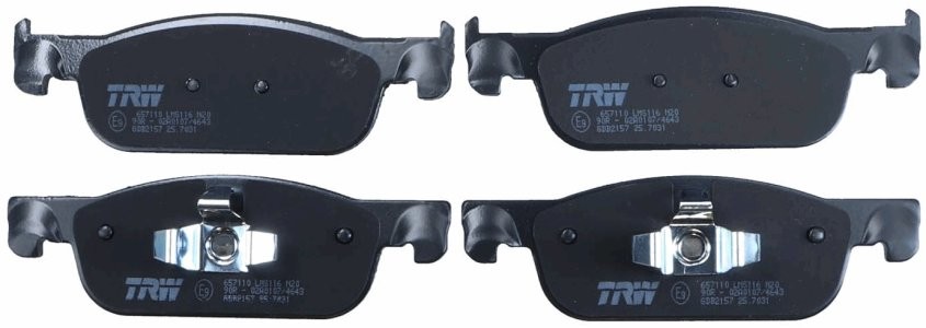 Set plăcuțe frână TRW, față, pentru: DACIA LOGAN II, LOGAN MCV II, SANDERO II; LADA XRAY; RENAULT CLIO IV, CLIO IV/HATCHBACK, LOGAN I, LOGAN II, LOGAN/STEPWAY II 0.9-1.6 06.11- 3