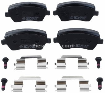 Set plăcuțe frână TRW, față (cu accesorii; cu șuruburi de ghidare etrier frână), pentru: DACIA DOKKER, DOKKER EXPRESS/MINIVAN, DUSTER, DUSTER/SUV, LODGY, LOGAN 0.9-Electric 01.03- 3