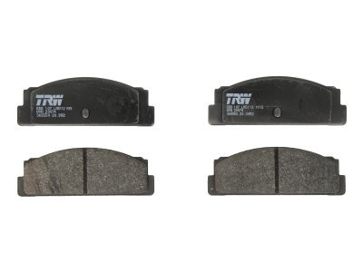 Set plăcuțe frână TRW, spate, pentru: FIAT 124, 124 SPIDER, 125, 131, 132, ARGENTA, X 1/9; FSO 125P, 132P, POLONEZ, POLONEZ I, POLONEZ II, POLONEZ III; OPEL KADETT A 1.0-2.5D 09.62-03.02