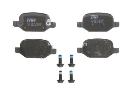 Set plăcuțe frână TRW, spate, pentru: FIAT 500L 0.9-1.6D 09.12-