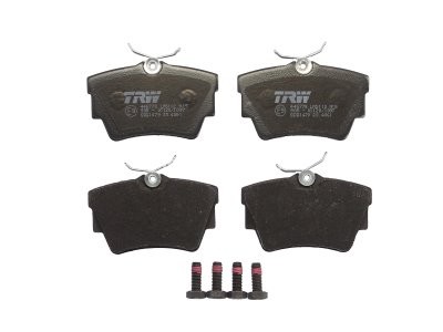 Set plăcuțe frână TRW, spate, (cu accesorii; cu șuruburi de ghidare etrier frână), pentru: FIAT TALENTO; NISSAN INTERSTAR, NV300, PRIMASTAR; OPEL ADMIRAL A, VIVARO A 1.6D-4.6 04.65-