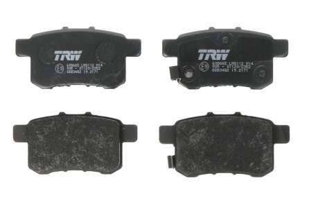 Set plăcuțe frână TRW, spate, pentru: HONDA ACCORD VIII, CIVIC III, CIVIC IV 1.5-2.4 03.86-