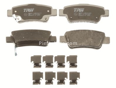 Set plăcuțe frână TRW, spate, pentru: HONDA CR-V IV 1.6D/2.0 10.12- 3