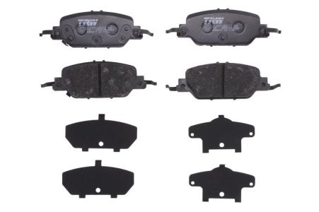 Set plăcuțe frână TRW, spate, pentru: HONDA CR-V V 1.5/2.4 12.16-