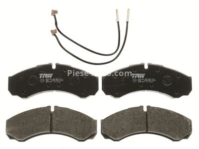 Set plăcuțe frână TRW, față / spate, pentru: IVECO DAILY II, DAILY III; RVI MASCOTT; RENAULT MASCOTT, MASTER PRO, TWINGO II 1.2-3.0D 01.89- 3