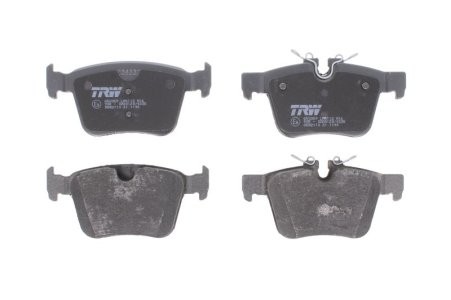 Set plăcuțe frână TRW, spate, pentru: VOLVO S60 III, S90 II, V60 II, V90 II, XC40, XC60 II, XC90 II; JAGUAR E-PACE, F-PACE, I-PACE, XE, XF II, XF SPORTBRAKE 1.5H-Electric 06.11-