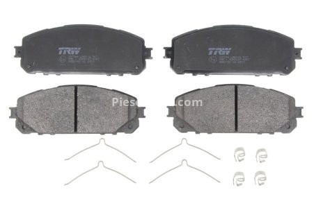 Set plăcuțe frână TRW, față (cu suplimente), pentru: JEEP CHEROKEE 2.0D-3.2 11.13-
