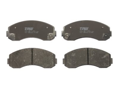 Set plăcuțe frână TRW, față, pentru: KIA K2500, K2500 II, K2700, K2700 II, K2700 III, K2900 2.5D/2.7D/2.9D 10.99-