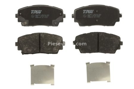 Set plăcuțe frână TRW, față, pentru: KIA PICANTO II 1.0/1.2 05.11-03.17