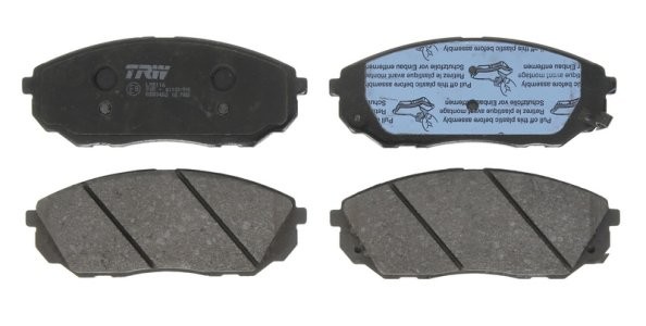 Set plăcuțe frână TRW, față, pentru: KIA SORENTO I 2.4-3.5 08.02-12.11