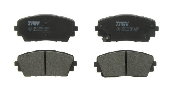 Set plăcuțe frână TRW, față (cu suplimente), pentru: KIA PICANTO II 1.0/1.0LPG/1.2 05.11-03.17