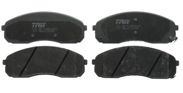 Set plăcuțe frână TRW, față, pentru: KIA CARNIVAL II 2.5/2.9D/3.5 10.01-06.06