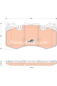 Set plăcuțe frână TRW, față, pentru: LAND ROVER DISCOVERY IV, RANGE ROVER III, RANGE ROVER IV, RANGE ROVER SPORT I, RANGE ROVER SPORT II 2.0-5.0 04.09-