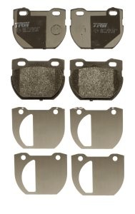Set plăcuțe frână TRW, spate, pentru: LAND ROVER DEFENDER 2.2D-3.9 08.90-02.16 3