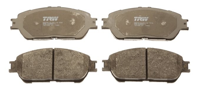 Set plăcuțe frână TRW, față, pentru: LEXUS ES; TOYOTA CAMRY, SIENNA 2.0-3.5 08.01- 3