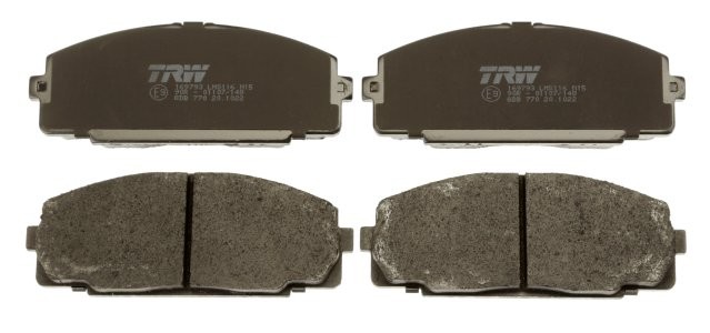 Set plăcuțe frână TRW, față, pentru: LEXUS ES; TOYOTA DYNA, DYNA 100, DYNA 200, DYNA 400, GRANVIA, HIACE III, HIACE IV, HIACE V, HILUX V, TOYOACE 2.0-4.1D 12.82- 3