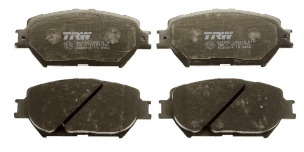 Set plăcuțe frână TRW, față, pentru: LEXUS GS, IS II; TOYOTA CAMRY, MARK X I 2.0-3.3 08.01-03.13 3