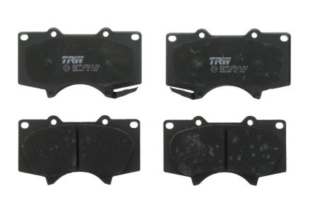Set plăcuțe frână TRW, față, pentru: LEXUS GX; MITSUBISHI PAJERO IV; TOYOTA 4 RUNNER IV, 4 RUNNER V, FJ CRUISER, FORTUNER, HILUX, HILUX VII, HILUX VIII, LAND CRUISER 2.4D-4.7 02.99-
