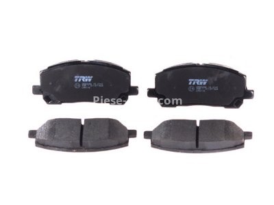 Set plăcuțe frână TRW, față, pentru: LEXUS RX; TOYOTA HIGHLANDER, HIGHLANDER / KLUGER 2.4/3.0/3.3 01.98-08.07