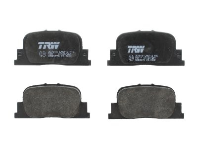 Set plăcuțe frână TRW, spate, pentru: LEXUS ES; TOYOTA CALDINA, CAMRY, MARK II, OPA, PRIUS 1.5H-3.0 08.96-12.09