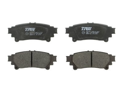 Set plăcuțe frână TRW, spate, pentru: LEXUS GS, IS III, RC, RX; TOYOTA HIGHLANDER / KLUGER 2.0-3.5H 12.08-