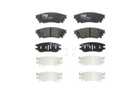 Set plăcuțe frână TRW, spate, pentru: LEXUS NX 2.0/2.5H 07.14-