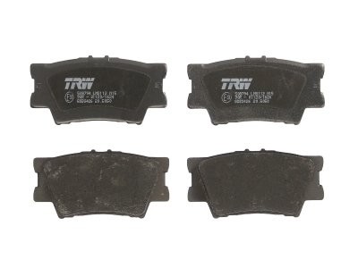 Set plăcuțe frână TRW, spate, pentru: VOLVO 340-360; LEXUS ES; PONTIAC VIBE; TOYOTA AVALON, CAMRY, MARK X ZIO I, RAV 4 III, RAV 4 IV 1.8-3.5 08.84-