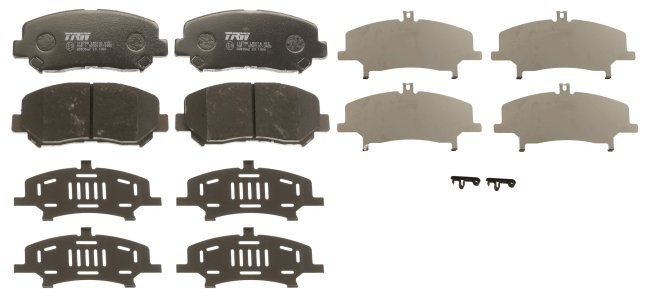Set plăcuțe frână TRW, față (cu suplimente), pentru: MAZDA CX-5 2.0/2.2D/2.5 11.11- 3