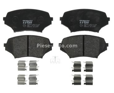 Set plăcuțe frână TRW, față (cu suplimente), pentru: MAZDA MX-5 III 1.8/2.0 03.05-12.14