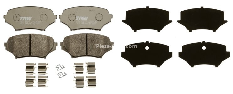 Set plăcuțe frână TRW, față (cu suplimente), pentru: MAZDA MX-5 III 1.8/2.0 03.05-12.14 3