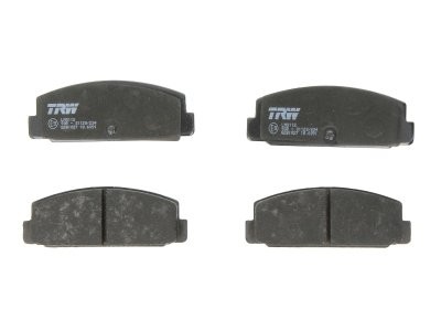 Set plăcuțe frână TRW, spate, pentru: MAZDA 323 C IV, 323 F IV, 323 F V, 323 P V, 323 S IV, 323 S VI, 626 III, 626 IV, RX-7 I, RX-7 II, RX-7 III; MITSUBISHI GALANT IV 1.1-2.3D 09.80-08.02
