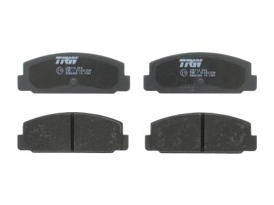 Set plăcuțe frână TRW, spate, pentru: MAZDA 323 C IV, 323 F VI, 323 P V, 323 S V, 323 S VI, 6, 626 III, 626 IV, 626 V, PREMACY, RX-7 I, RX-7 II, RX-7 III 1.1-2.5 09.80-07.13