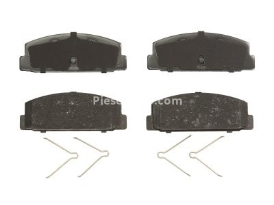 Set plăcuțe frână TRW, spate, (cu suplimente), pentru: MAZDA 323 F V, 323 F VI, 323 S VI, 6, 626 V, PREMACY; MITSUBISHI GALANT IV 1.3-2.5 09.80-07.13