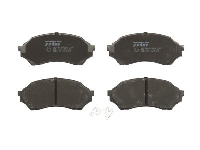 Set plăcuțe frână TRW, față (cu suplimente), pentru: MAZDA 323 F VI, 323 S VI 1.3-1.6 09.98-05.04