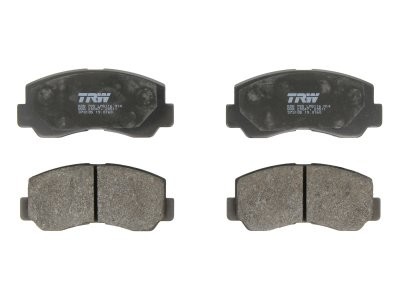 Set plăcuțe frână TRW, față, pentru: MITSUBISHI GALANT IV, L 300 / DELICA II, PAJERO I, SAPPORO II, TREDIA 1.4-2.6 05.80-04.94